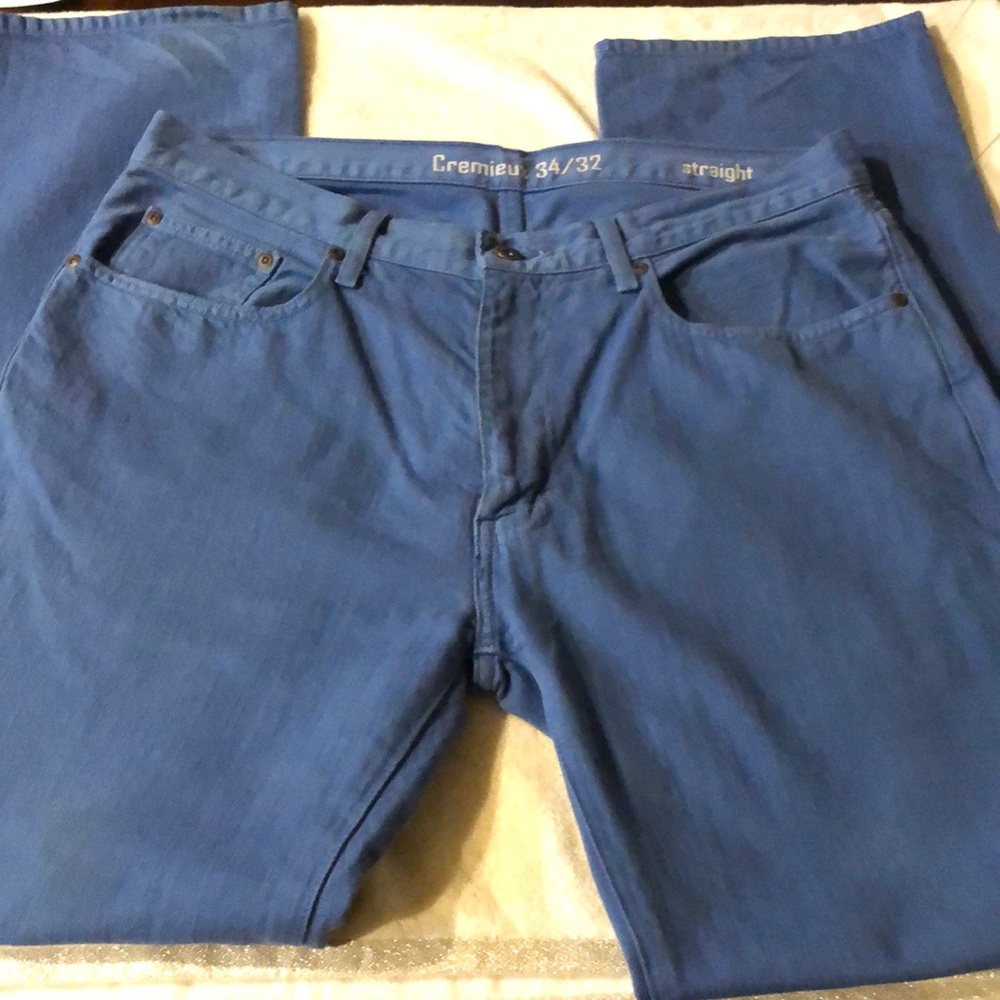 Men Cremieux straight leg pants
